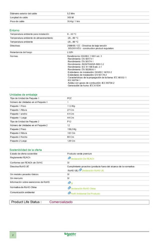 Vdicd116118ghd Actassi Utp C6 Lszh X 305m Verde