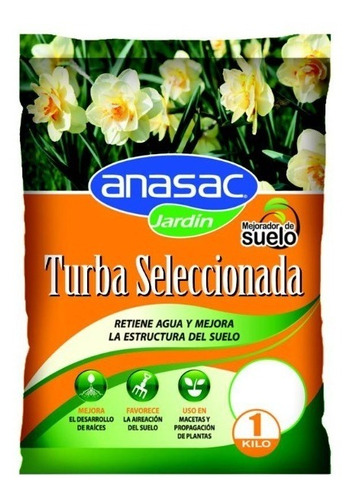 Mejorador De Suelo Turba Seleccionada Eco 1kg Anasac