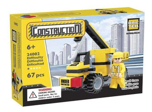 Bloques Brictek Armables Construction Small Crane