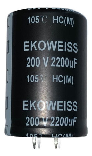 Capacitor Electrolítico 2200uf (microfaradios) 200 Volts