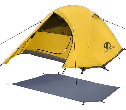 2 Person Camping Tent, Waterproof Windproof 4 Season 3 Seaso