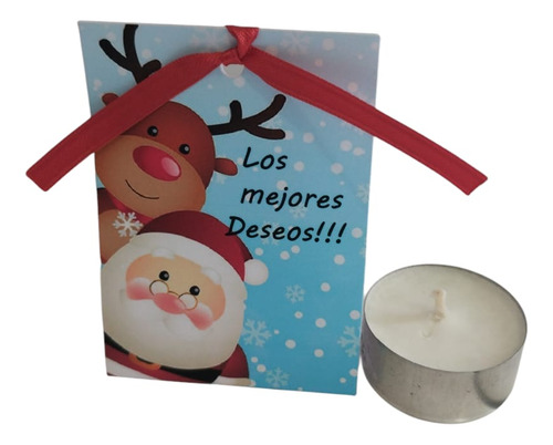 Souvenir Velitas De Noche Navidad X10 U