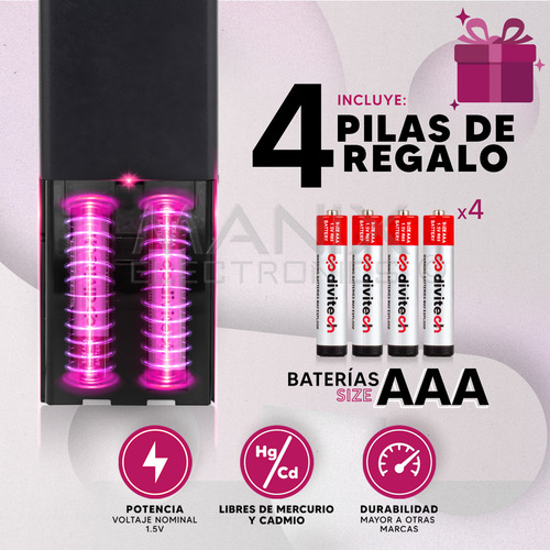 Control Remoto Compatible Con Sony Rmt-tx100u Smart Netflix 4 Pilas AAA Divitech® Incluidas