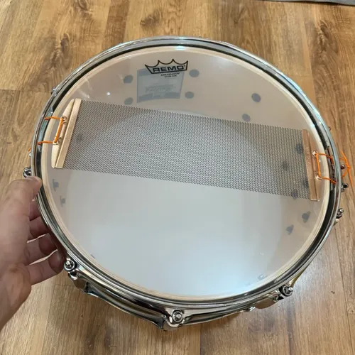 Caixa Pearl Masters 14x5,5 Acabamento Gold Sparkle Maple