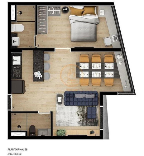Apartamento Com 1 Dormitório(s) Localizado(a) No Bairro Vila Mariana Em São Paulo / São Paulo - 6782:912307