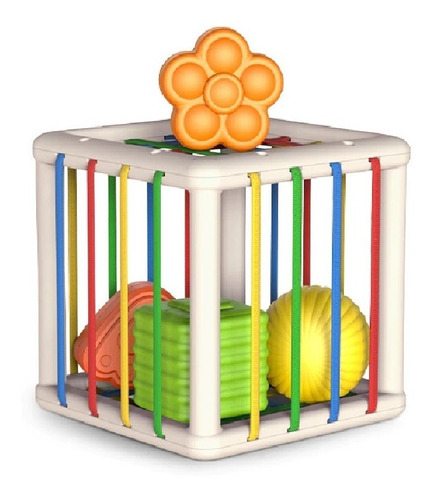 Juego Clasificador De Formas Montessori Cubo Didáctico 