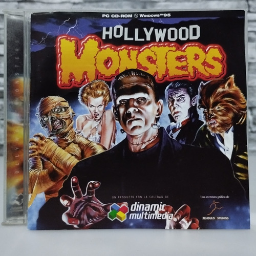 Hollywood Monsters Juego Pc Cd-rom Dinamic 1997 Windows 95