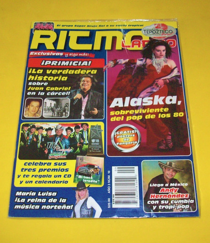 Alaska Y Dinarama Fangoria Revista Ritmo Juan Gabriel 