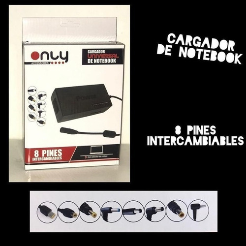 Cargador Notebook 15v16v18v19v20v22v24v 4a Titan Belgrano