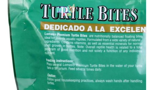 Imagen 3 de 6 de Alimento De Tortugas Y Reptiles En Bolitas Turtle Bites 350g