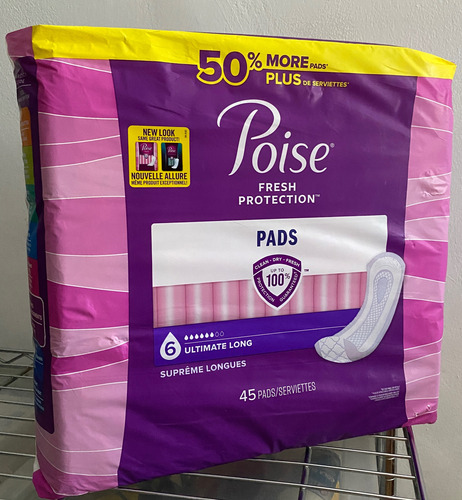 Pañal Poise Max Lng W/ult Soft Size 39pc