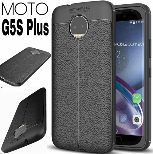 Moto G5s Plus - Funda Case Protector Anti Impacto - Negra
