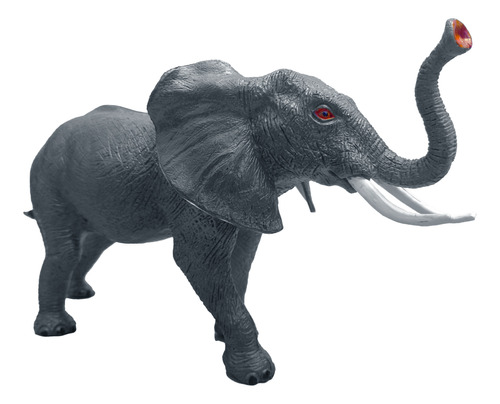 Elefante Decorativo Super Realista En Resina Solida
