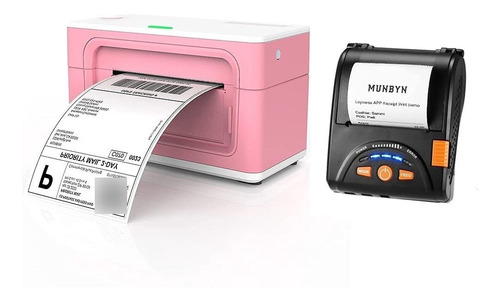 Impresora Etiqueta Envio Rosa Actualizada 2.0 Munbyn 4x6
