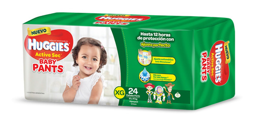 Huggies Pants Active Sec Xg (12 A 17 Kg) - X24