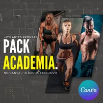 Comprar Pack Academia +370 Artes Editáveis Canva + 8 Bônus Exclusivo