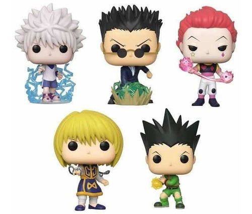 Funko Pop Hunter X Hunter Set De 5 Killua Gon Hisoka Leorio