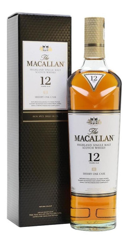  Whisky The Macallan Single Malt 12 Años Sherry Oak