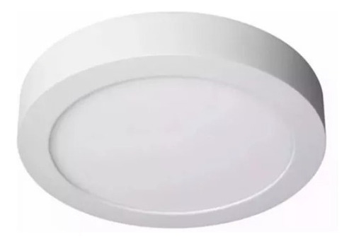 Plafón Led Redondo Blanco 12w Ø17cm Candil Cálido O Frio