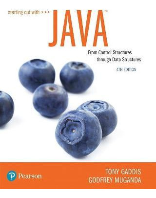 Libro Starting Out With Java - Tony Gaddis