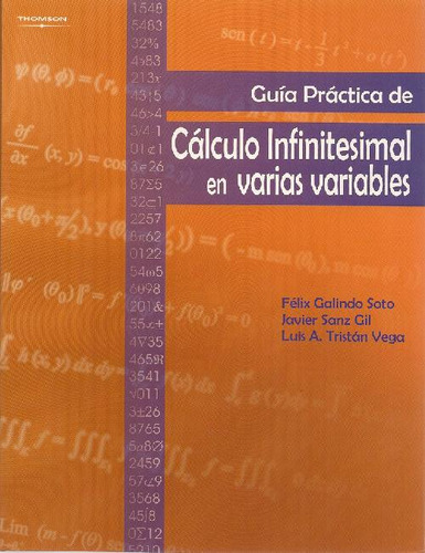 Libro Guia Practica De  Calculo Infinitesimal En Varias Vari