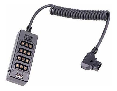 Tap 4 Dama 2 Dc Usb Cable Alimentacion Distribuidor Cubo