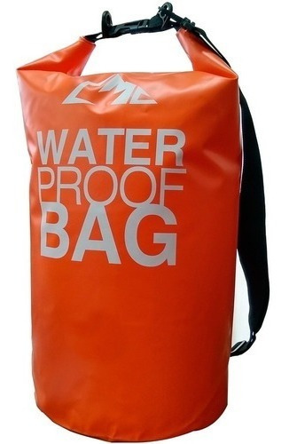 Bolso Estanco 20lt Naranja Water Proof Bag Pº