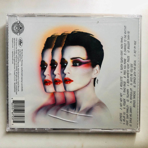 Katy Perry Witness Deluxe Target Limited Edition 17 Temas