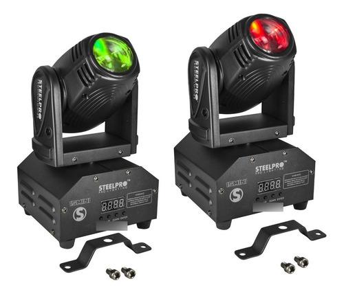 Imagen 2 de 8 de Steelpro Maleta Con 2 Mini Cabezas Móvil Beam Rgbw, 4 En 1,