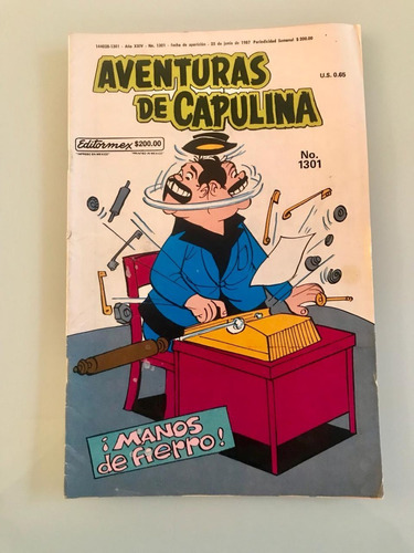 Revista - Comic: Aventuras De Capulina No. 1301 (1987)