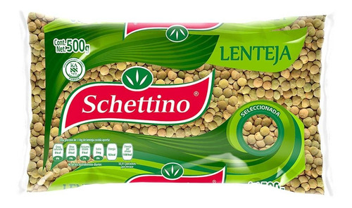 Imagen 1 de 1 de Lenteja Schettino 500g