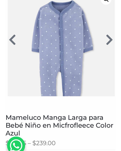 Conjunto Bebé 00 Baby Crazy Capitonado Blanco (Usado)