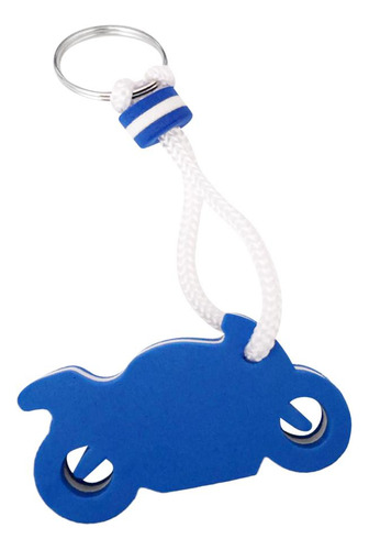 Chaveiro De Flutuação Da Motocicleta Leve Chaveiro Azul