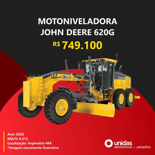 Motoniveladora John Deere 620g - 2021