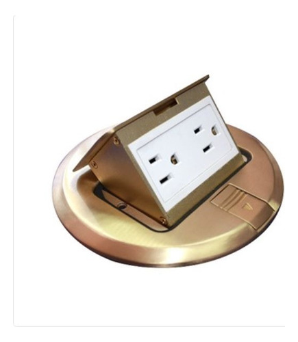 Mini Caja De Piso Redonda Para Datos O Conectores De Red