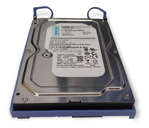 Imagen 3 de 7 de Disco Duro Thinkserver 250 Gb 3.5 Simple-swap Sata Ii Drive