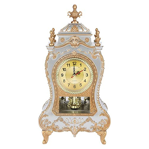 Yosoo Reloj Vintage, Reloj De Mesa De Plástico De Estilo Vin