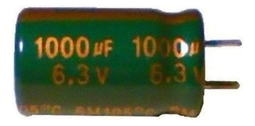 Condensador Electrolitico Radial 10pcs 1000uf 6,3v 6,3v1000u