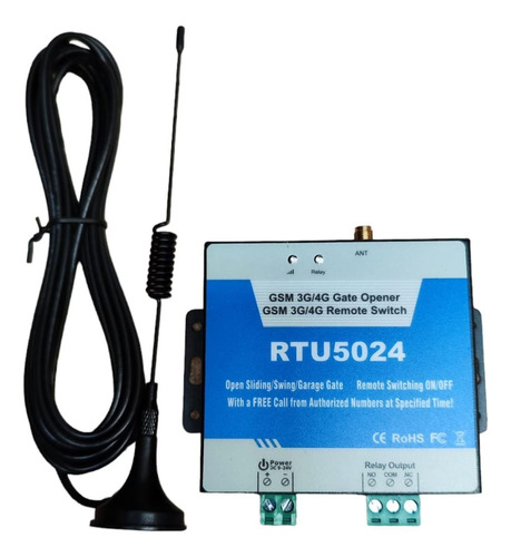 Abre Puerta Gsm  Rtu 5024 + Fuente + Chip + Caja Estanca