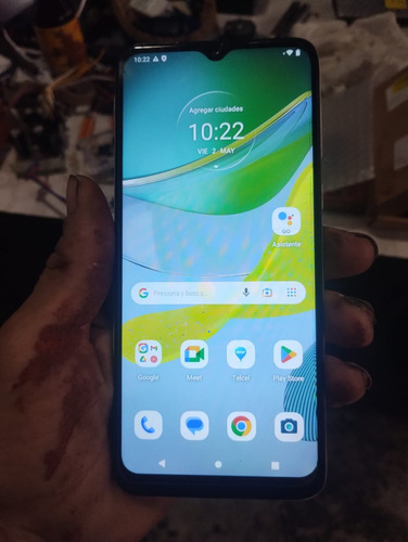 Celular Motorola E17 Usado En Perfecto Estado Blanco