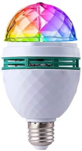 Bombillo Led Giratorio De Colores 