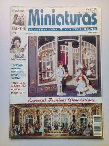 Miniaturas / Revista N°40 / Muñecas / Muebles