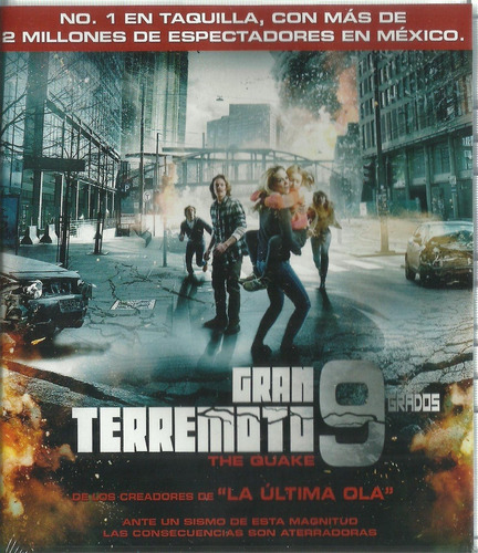 Gran Terremoto 9 Grados (the Quake) /película/ Bluray Nuevo