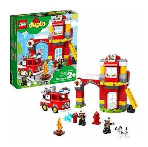 Estacion De Bomberos Lego Duplo Town - Bloques De Edif