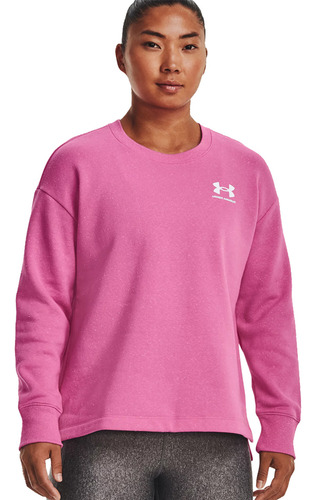 Imagen 2 de 5 de Campera Canguro Rival Fleece Oversize Under Armour
