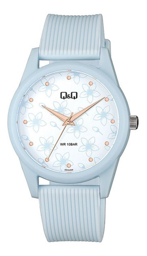 Reloj Mujer Q&q Vs12j028y Color de la correa Azul