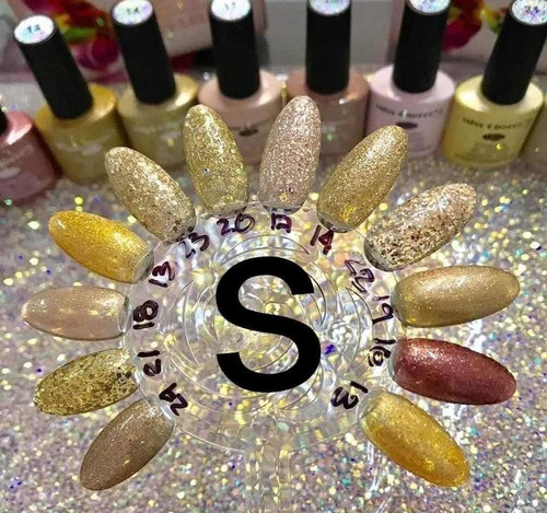 Imagen 6 de 8 de Gel Uv/led Miss Cherry Gama S 10ml Gel Semipermanente C/12pz