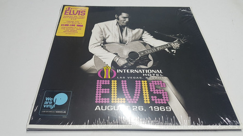 Lp Elvis Presley - Live International Hotel Duplo 180g 