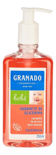 Sabonete Líquido Glicerina Granado Bebê Calêndula 250ml