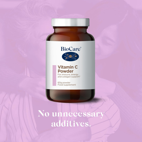 Biocare Polvo De Vitamina C, 60 Gr